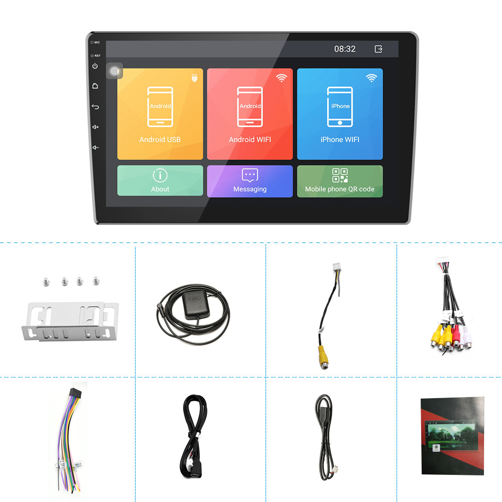 10.1″ Double 2 Din Car Stereo Radio Android 10 GPS Wifi Touch Screen MP5 Player