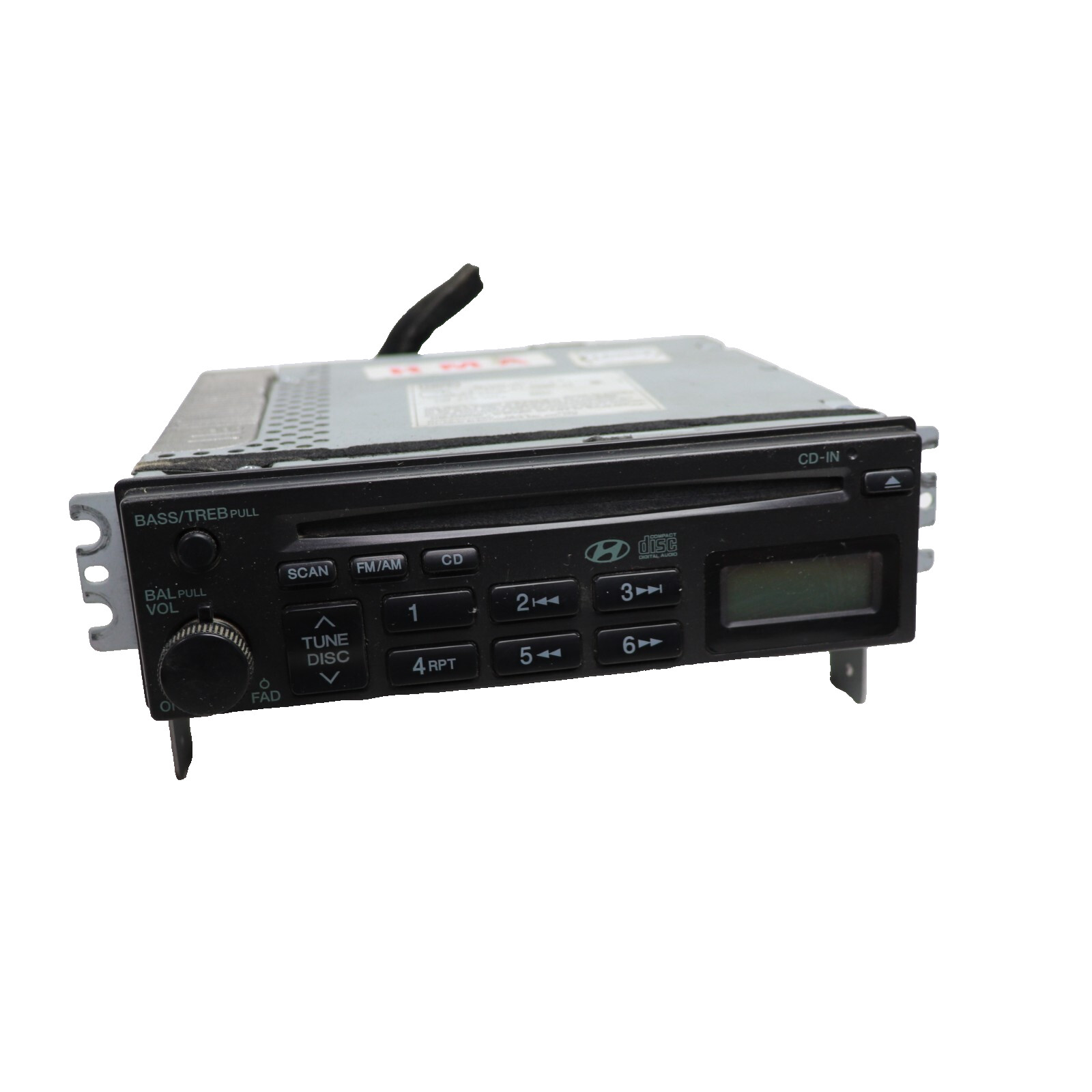 2006 Hyundai Factory CD FM/AM Radio Part No. 96160-2D101AX H-260JU