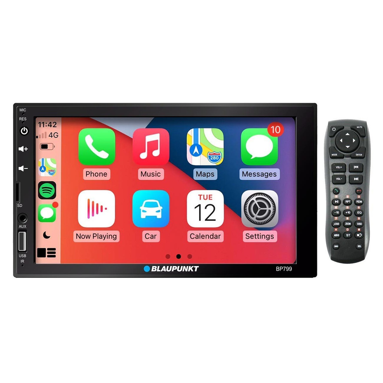 Blaupunkt BP799 | 7 Inch Double Din Touchscreen Multi-Media Head Unit Car Radio