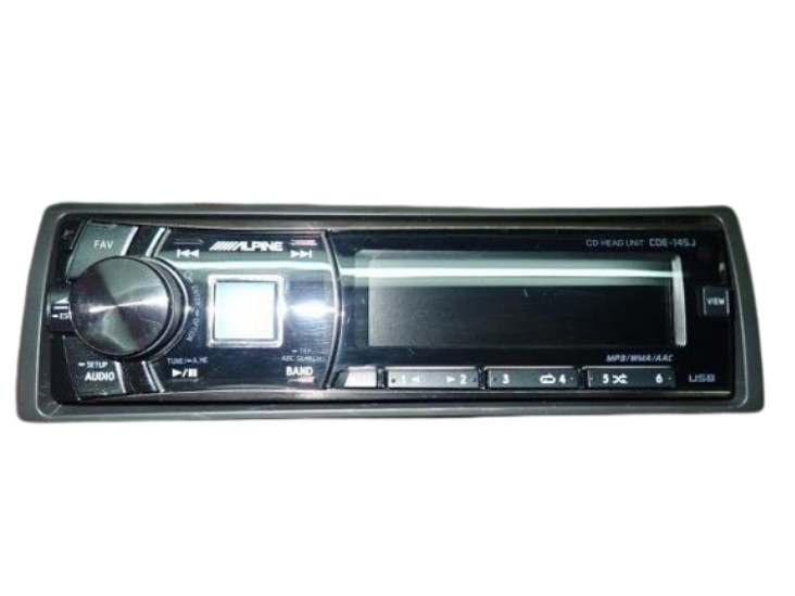 Alpine CDE-145J CD player car stereo with high sound quality Good HP