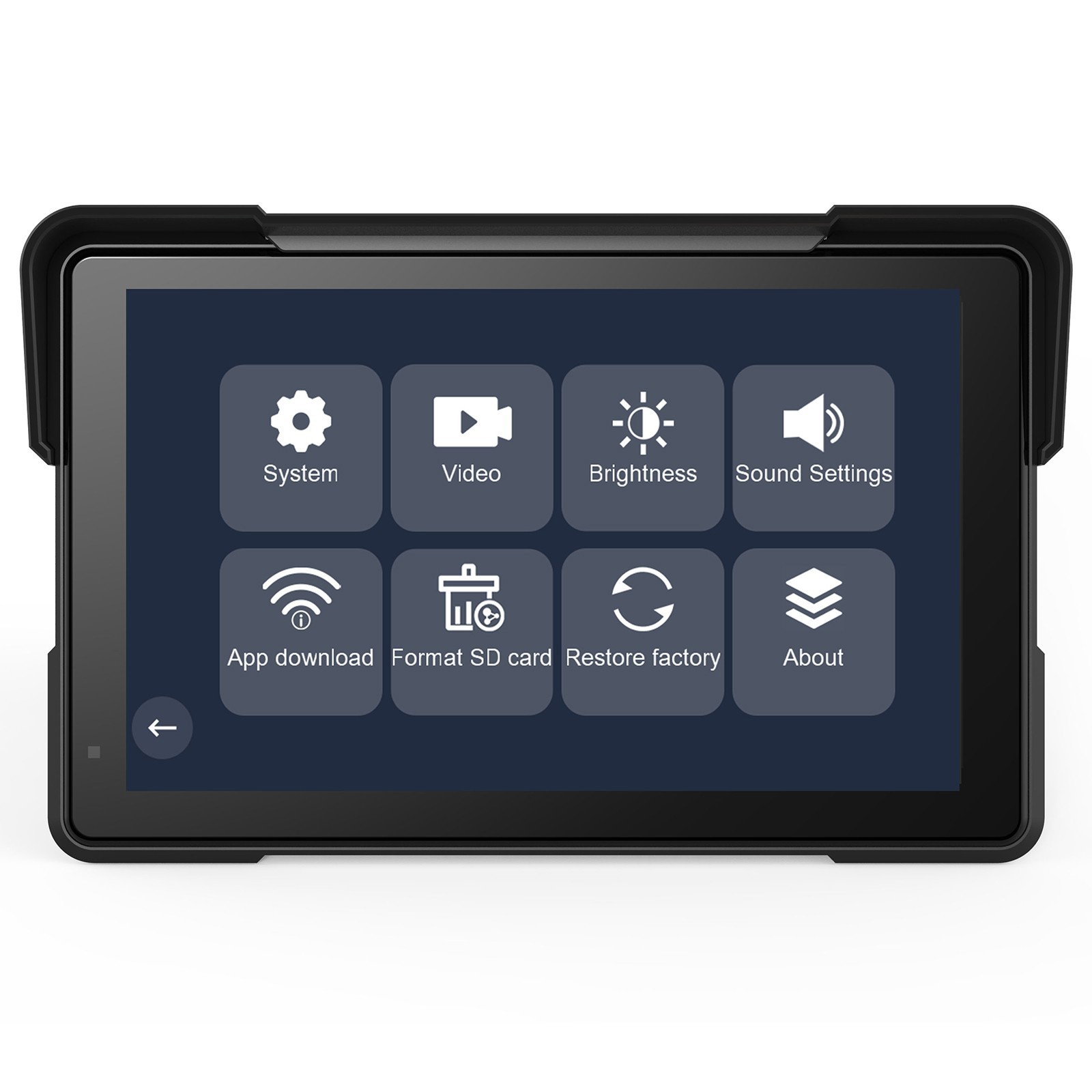 Touch Screen Motorcycles Navigator GPS with camera DVR&TPMS 7″ Wireless CarPlay