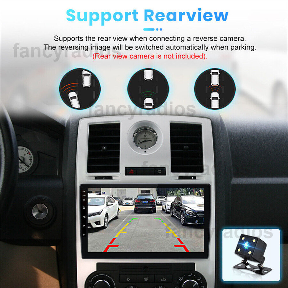 For Chrysler 300C 2004-2008 Android 11 2Din GPS Navi Radio Car Stereo CarPlay