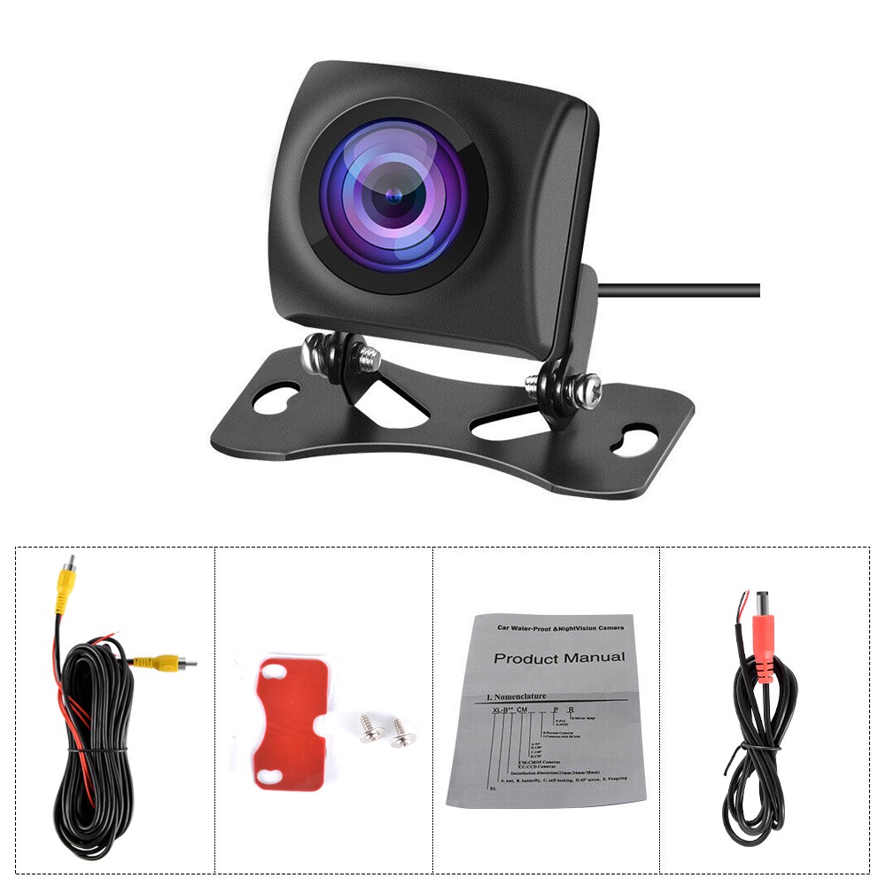 ESSGOO IP68 AHD Camera Car Reversing Parking Camera Rear View Reverse Waterproof