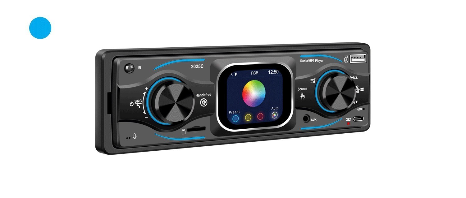 Single Din Car Stereo Radio In-Dash Head Unit 2.2″TFT Smart Touch MP3 BT/FM/USB