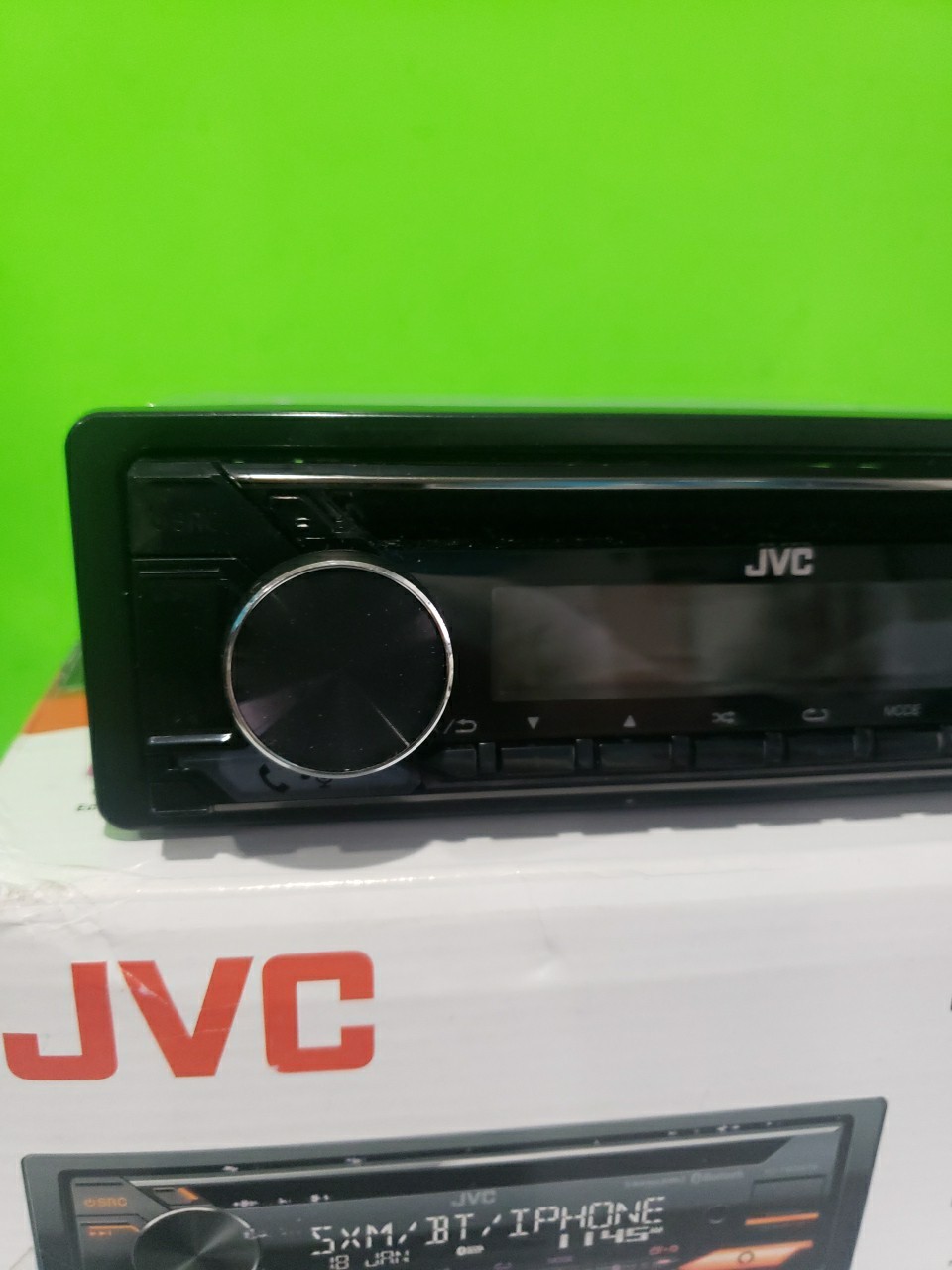 NIB JVC KD-T920BTS 1-DIN, AM/FM/CD Car Audio Receiver w/ Bluetooth USB Open Box