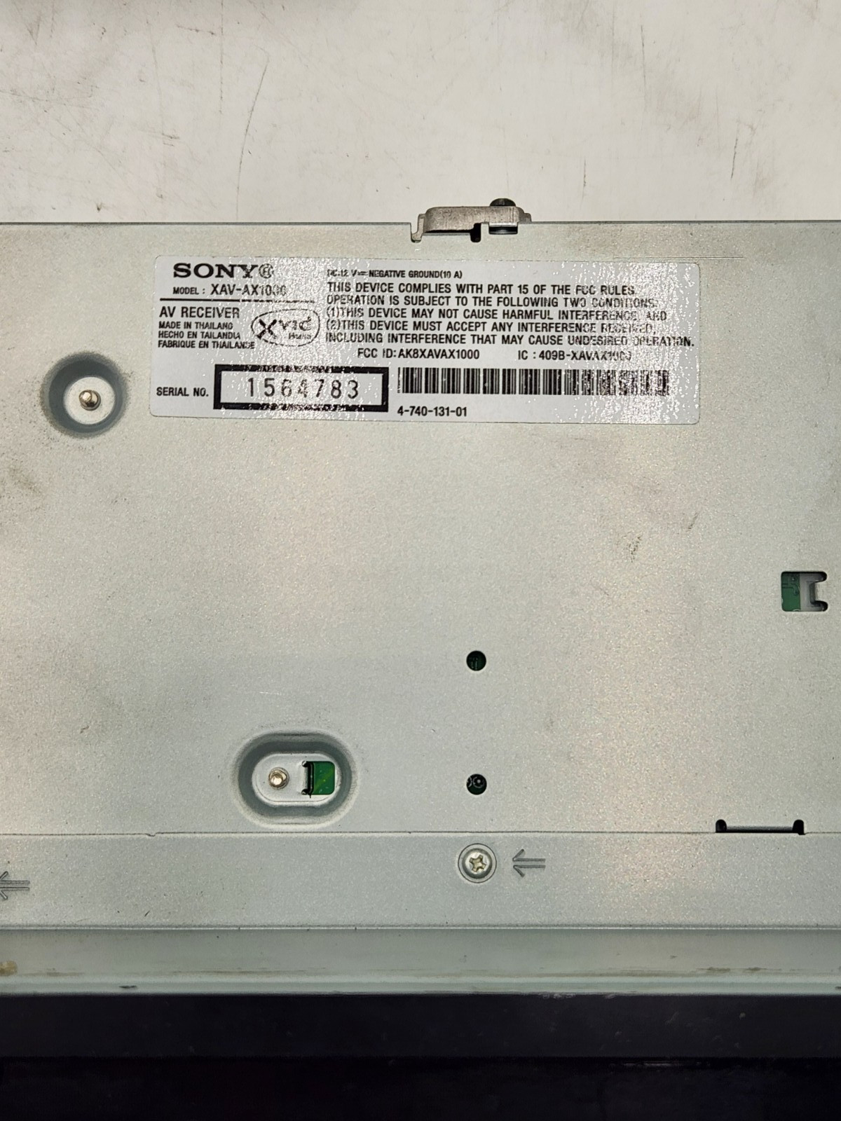 Sony AV Receiver XAV-AX1000