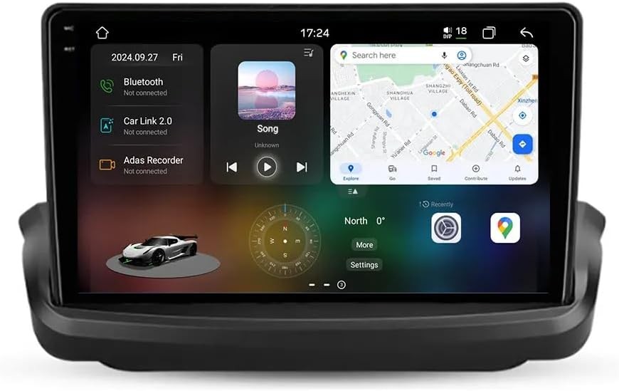 9″ Car Radio Wireless Android CarPlay 2+32GB For 09-12 Hyundai Genesis Coupe