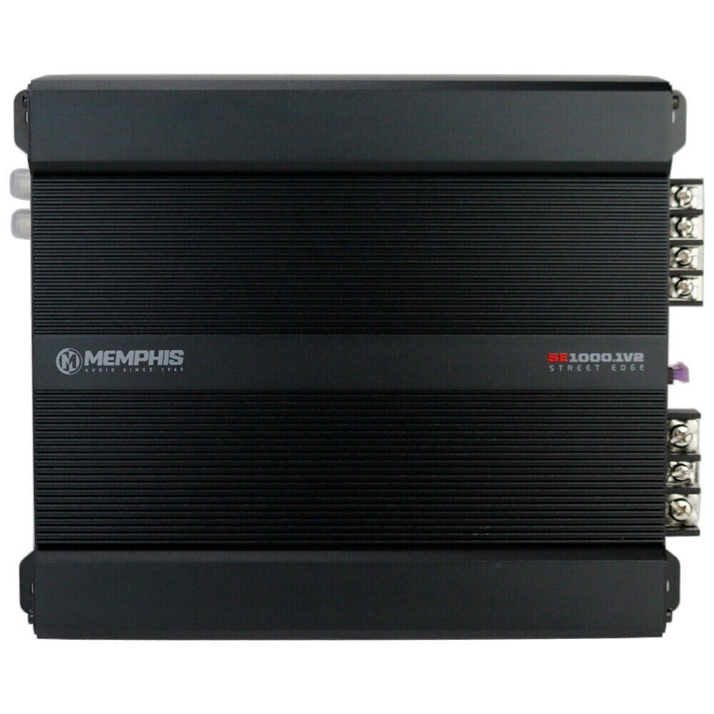 Memphis Audio SE1000.1V2 Street Edge Series 1000W RMS Monoblock Car Audio Amplif