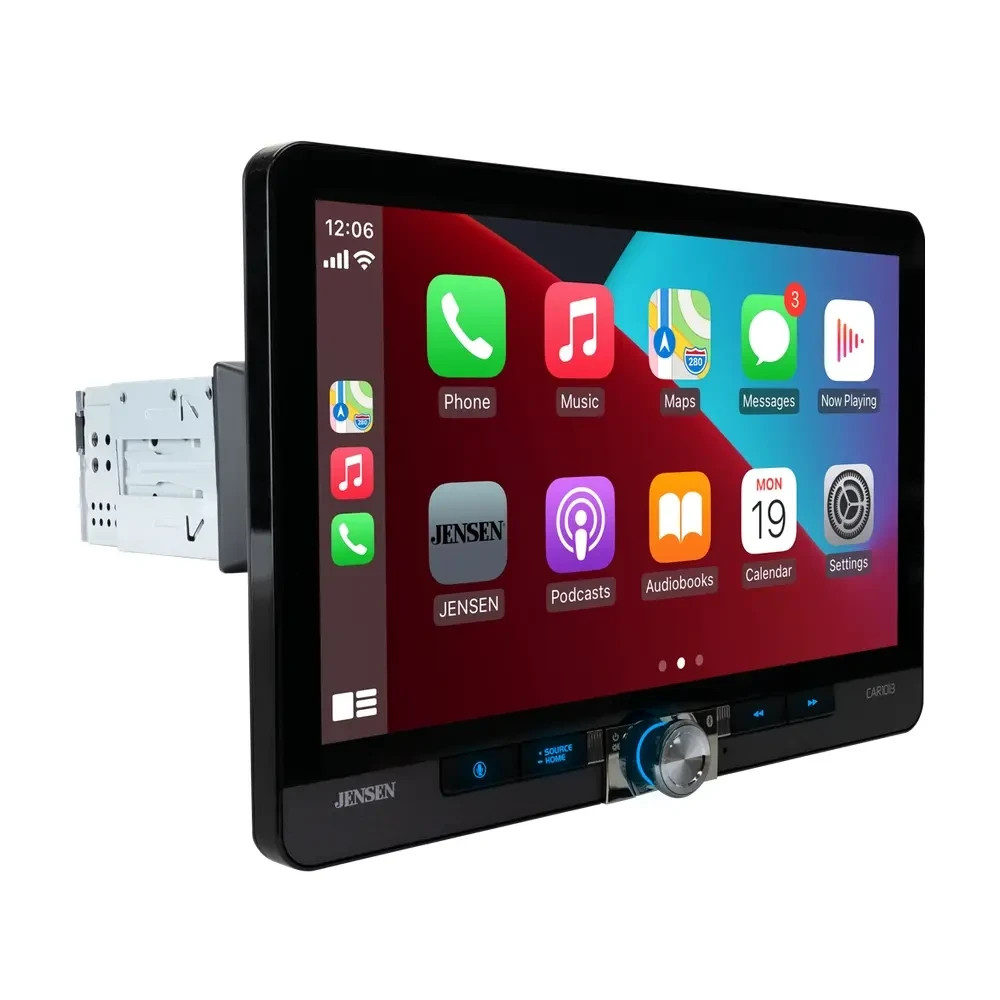 Jensen CAR1013 10″ Digital Multimedia Receiver, Apple CarPlay, Android Auto
