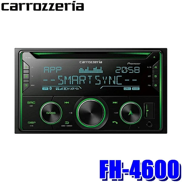 Carrozzeria FH-4600 USB/Bluetooth built-in 2DIN integrated CD receiver compatibl