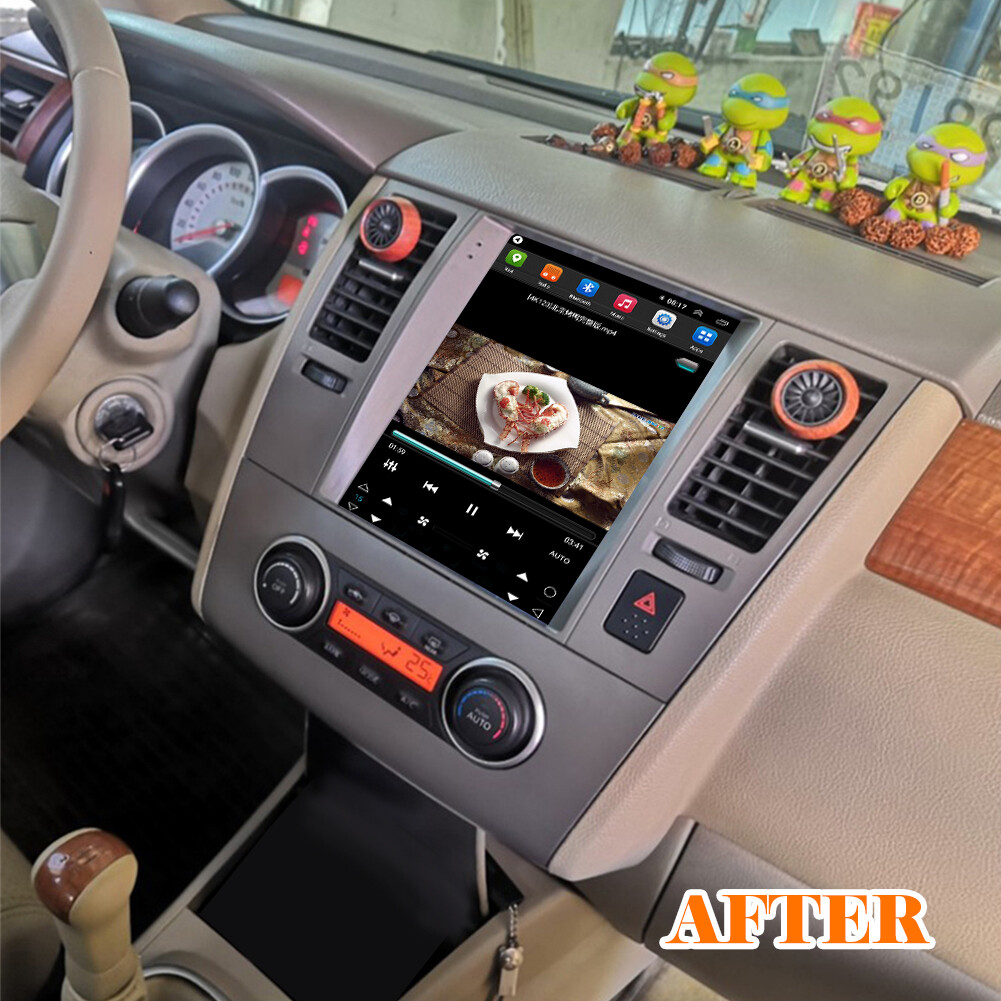9.7 Inch Android 14 Car Multimedia Video Player For Nissan Tiida C11 2008-2011