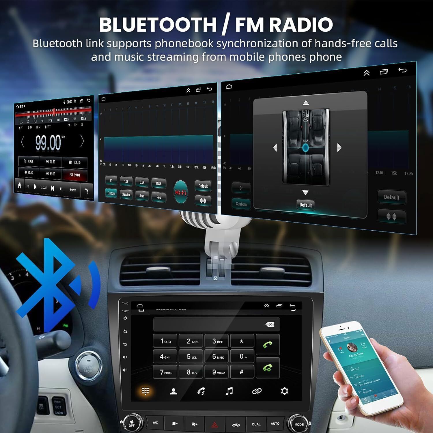 Carplay Android13 Screen Car Stereo Radio for Lexus IS250 IS300 IS350 2006-2012