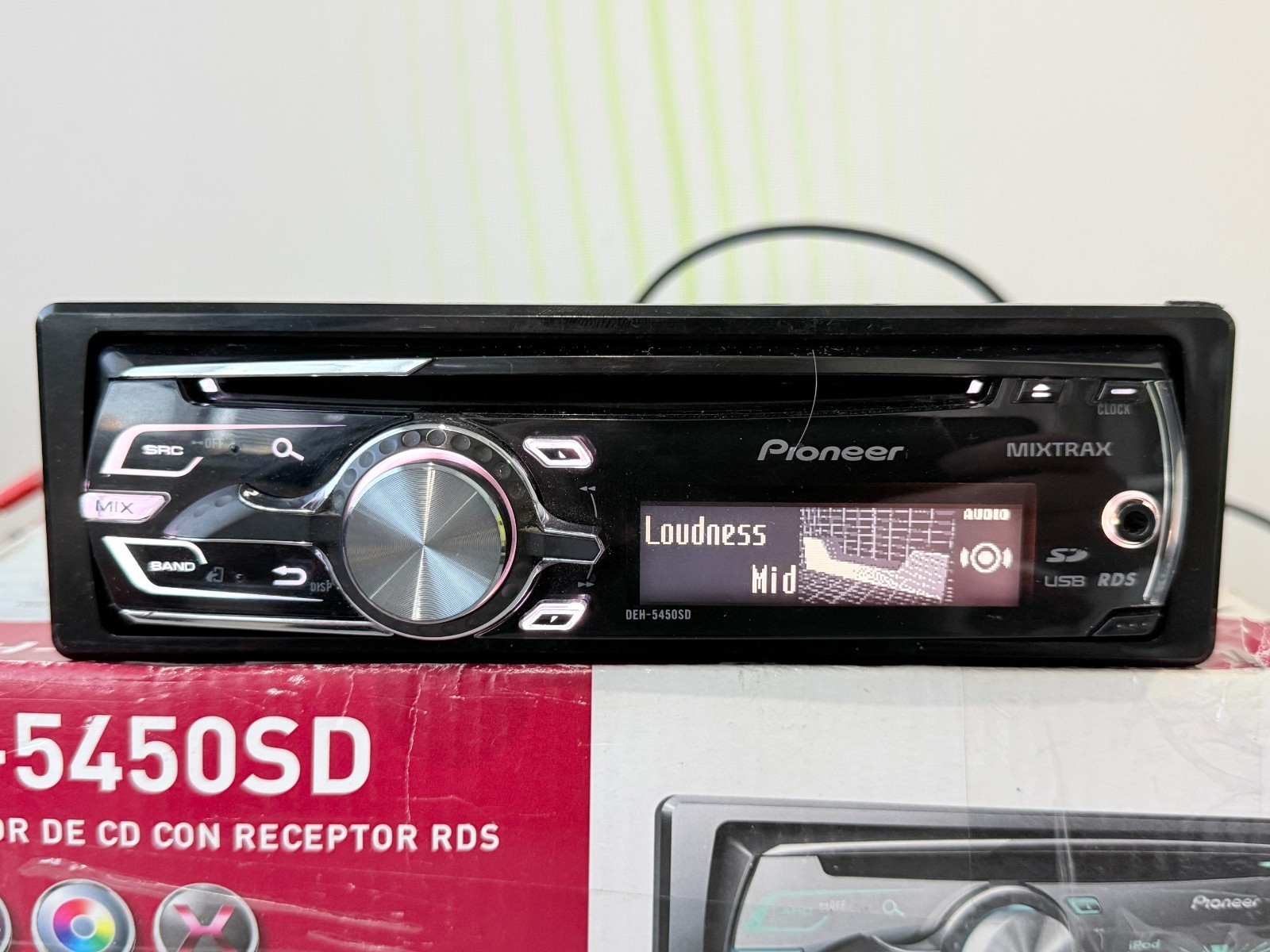 Pioneer DEH-5450SD Car Stereo Cd Player USB Sd AUX MP3 1DIN Radio