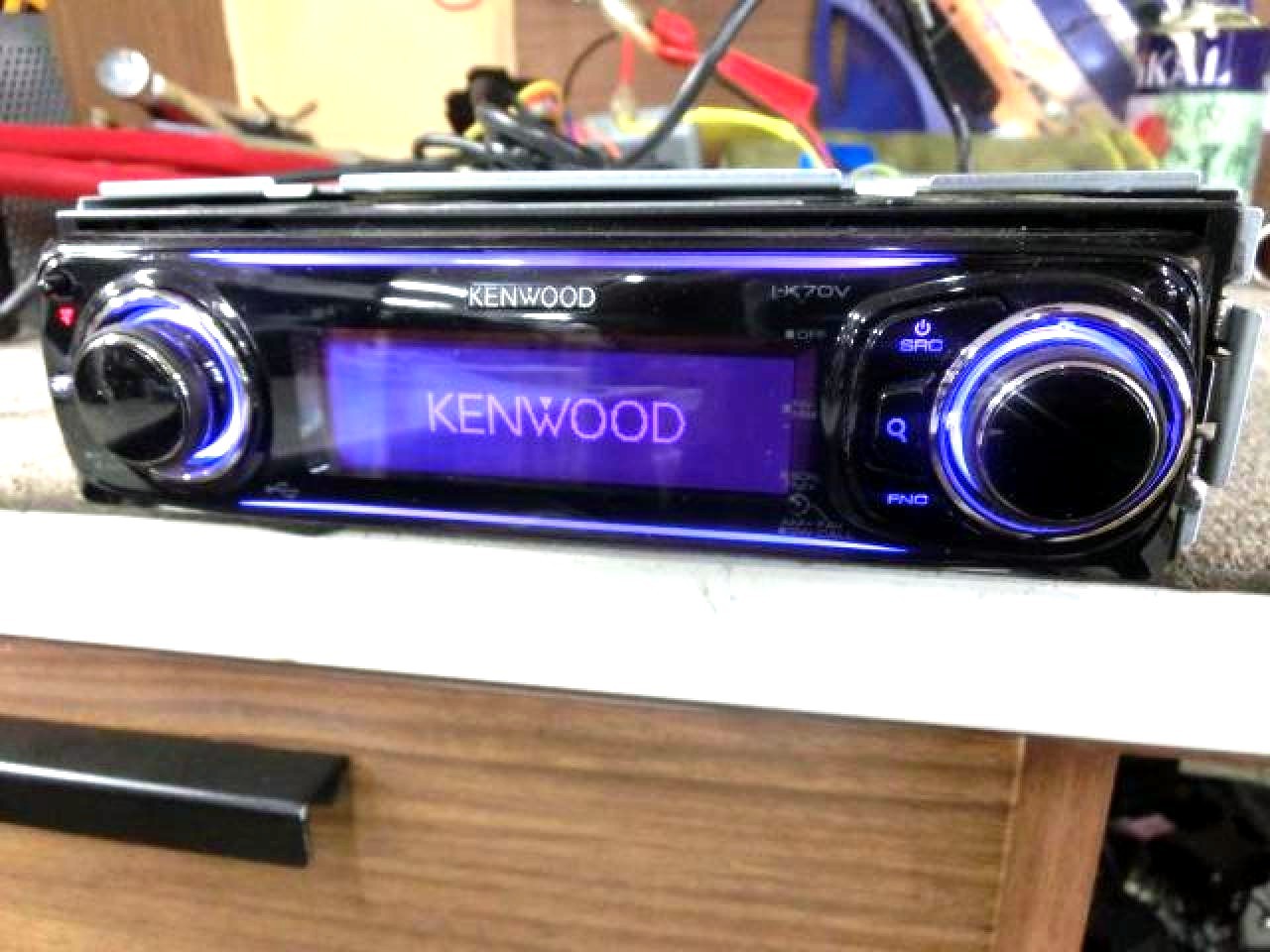Kenwood I-K70V Car Stereo Receiver Tested Working USB CD