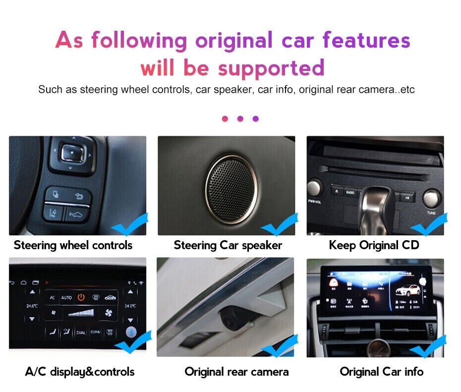 Android Car Gps Navigation 10.25″ For Lexus Es Es350 Es300h Audio Tesla Style