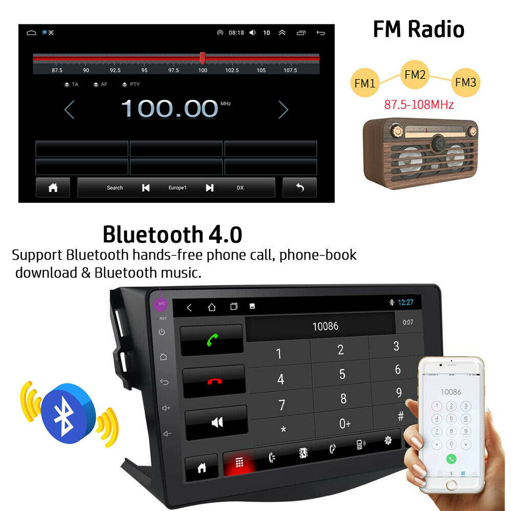 Android 12 Car Radio Multimedia Player For Toyota RAV4 Rav 4 2007-2012 Carplay