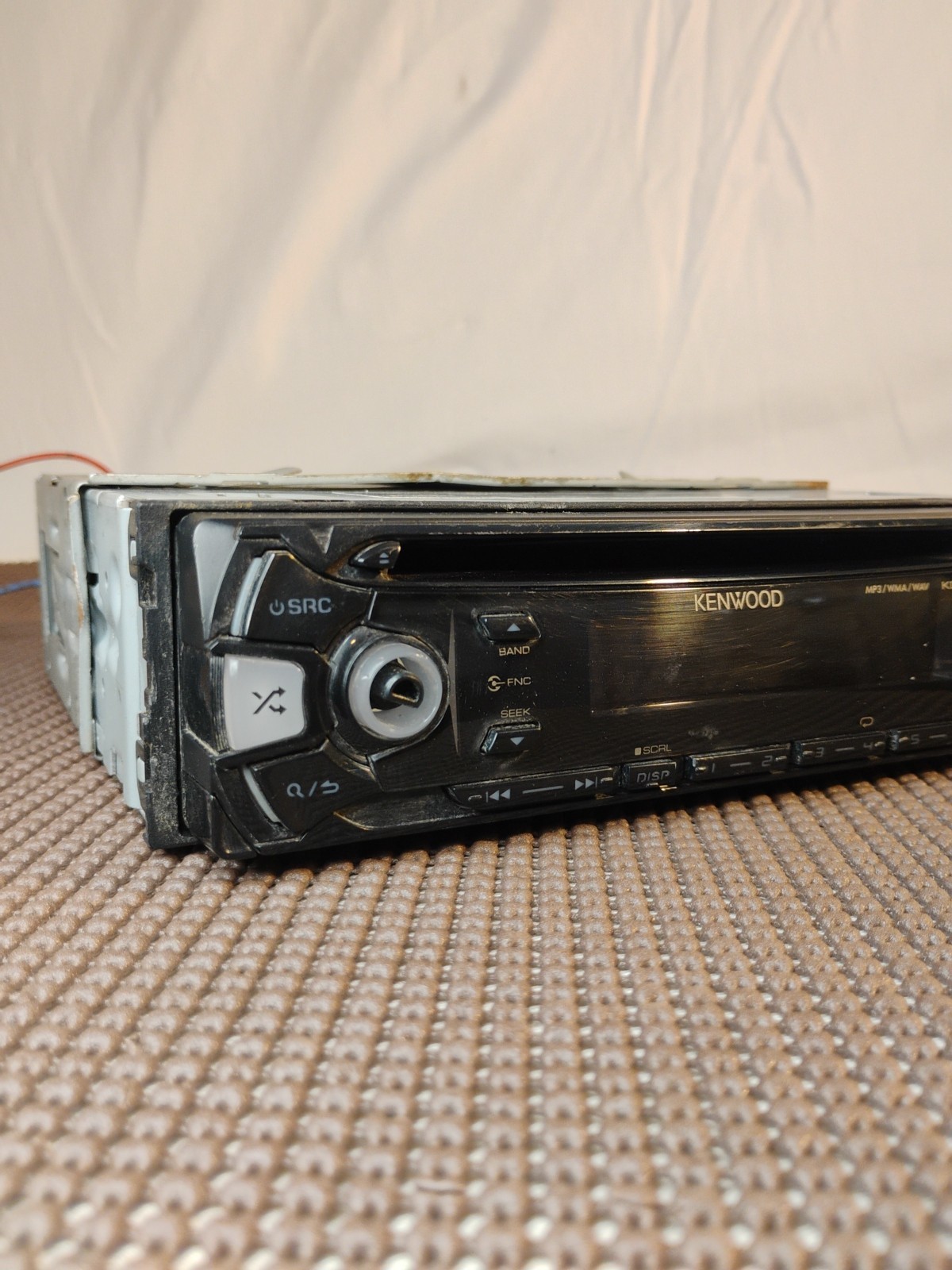 🔥Kenwood KDC-122U Black Radio Car Audio CD Receiver Vintage Tested USB Mp3
