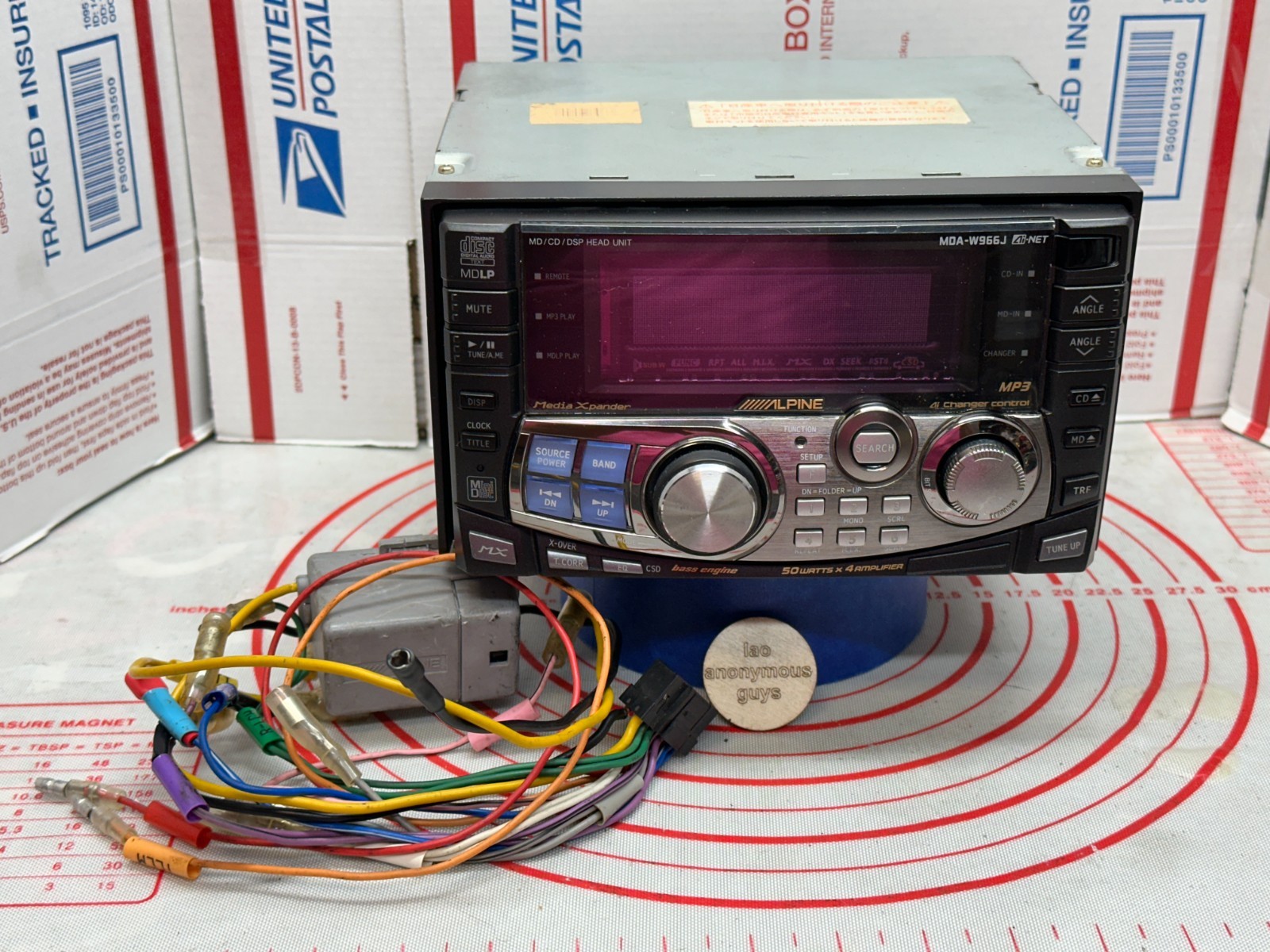 ALPINE # MDA-W966J JDM CD/MD/DSP MDLP BT Ai-NET Vintage Old School RESTORED #01