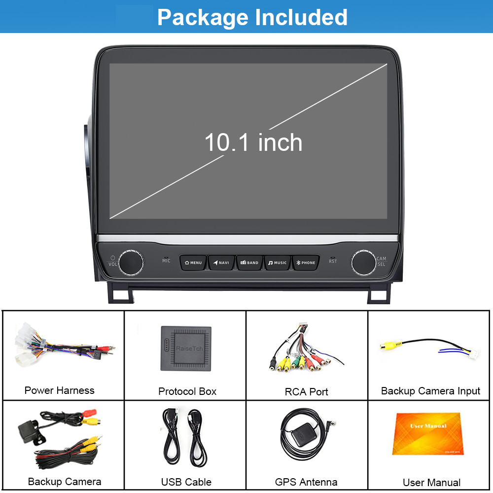 For Toyota Tundra 2007-2013 Wireless Apple CarPlay GPS Car Stereo Radio Fit JBL