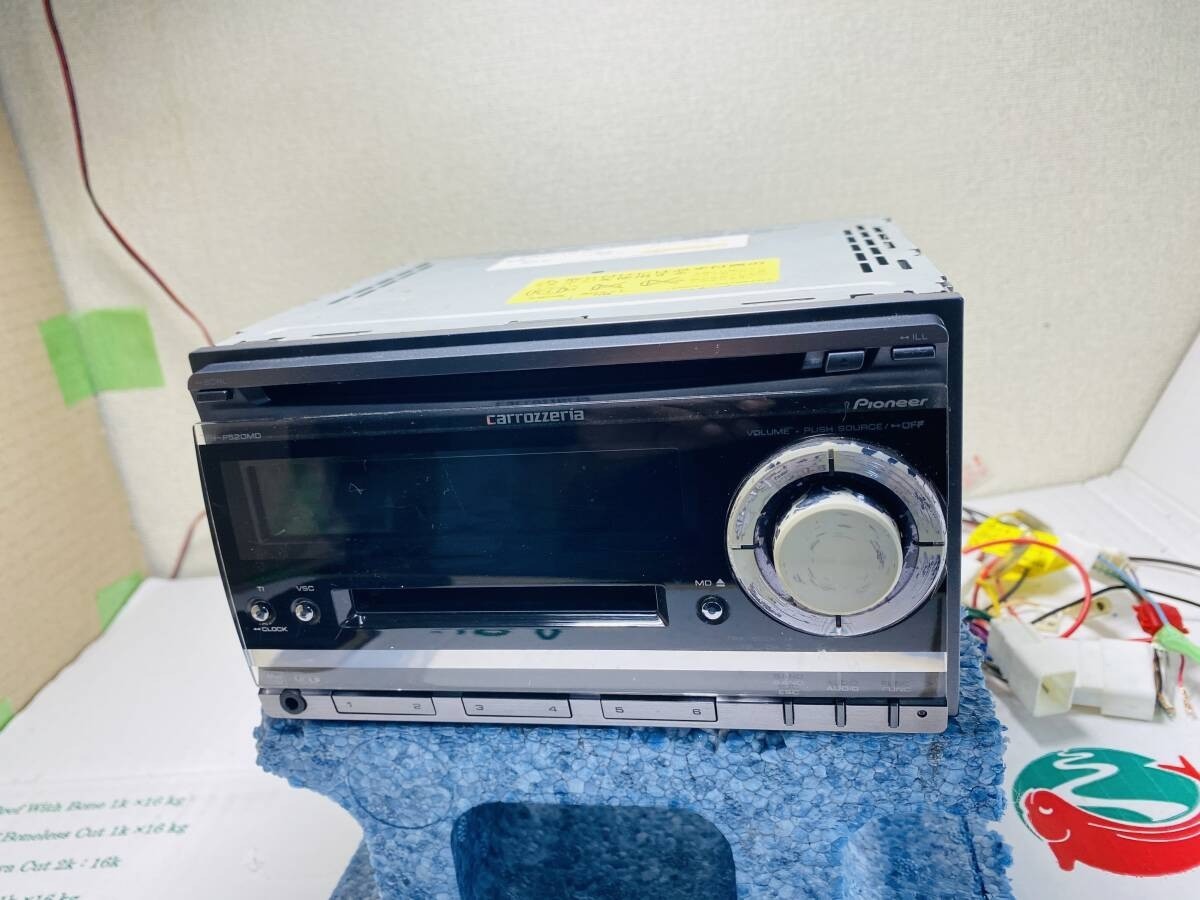 Pioneer Carrozzeria FH-P520MD CD MD Receiver Equalizer Partially working