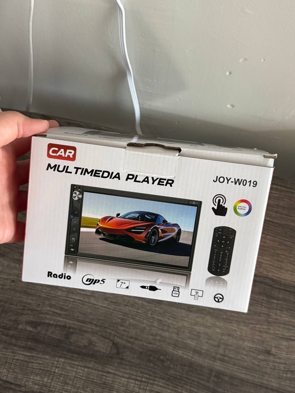 Car Multimedia Player Touchscreen Double DIN Radio Bluetooth Backup Camera