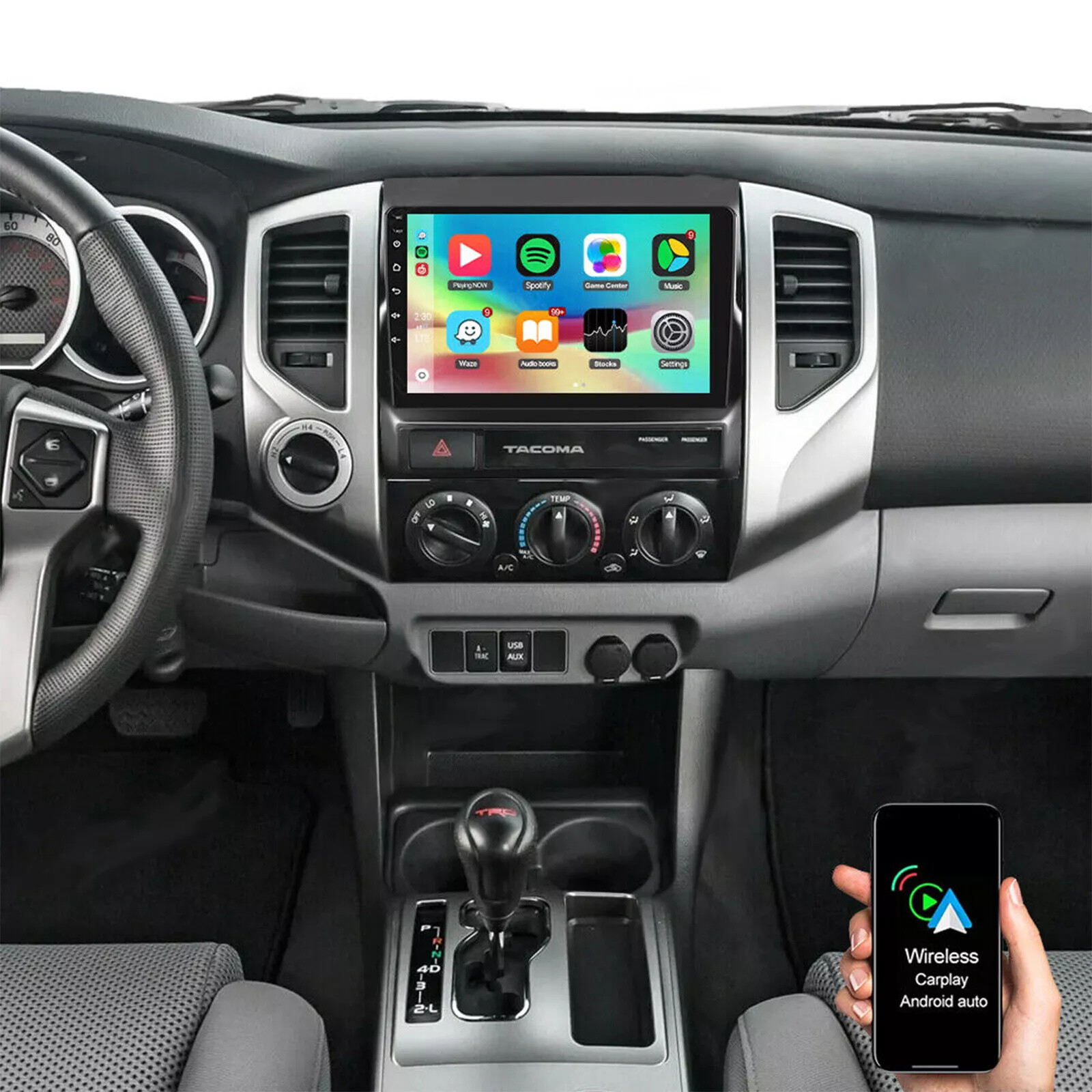 JBL For TOYOTA TACOMA 2005-2013 9″inch CarPlay Android Car Stereo Radio WiFi GPS