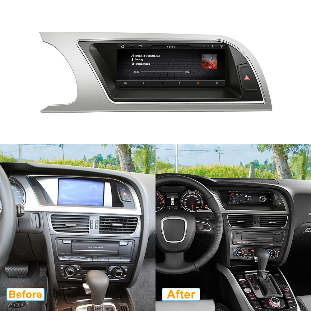 8.8″Car Radio for Audi A5 2009-2016 Touchscreen Carplay WiFi Phonelink DSP FM BT