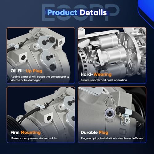 AC Compressor for Toyota Corolla Matrix 1.8L 2003 04 05 06 07 2008 AC 97580