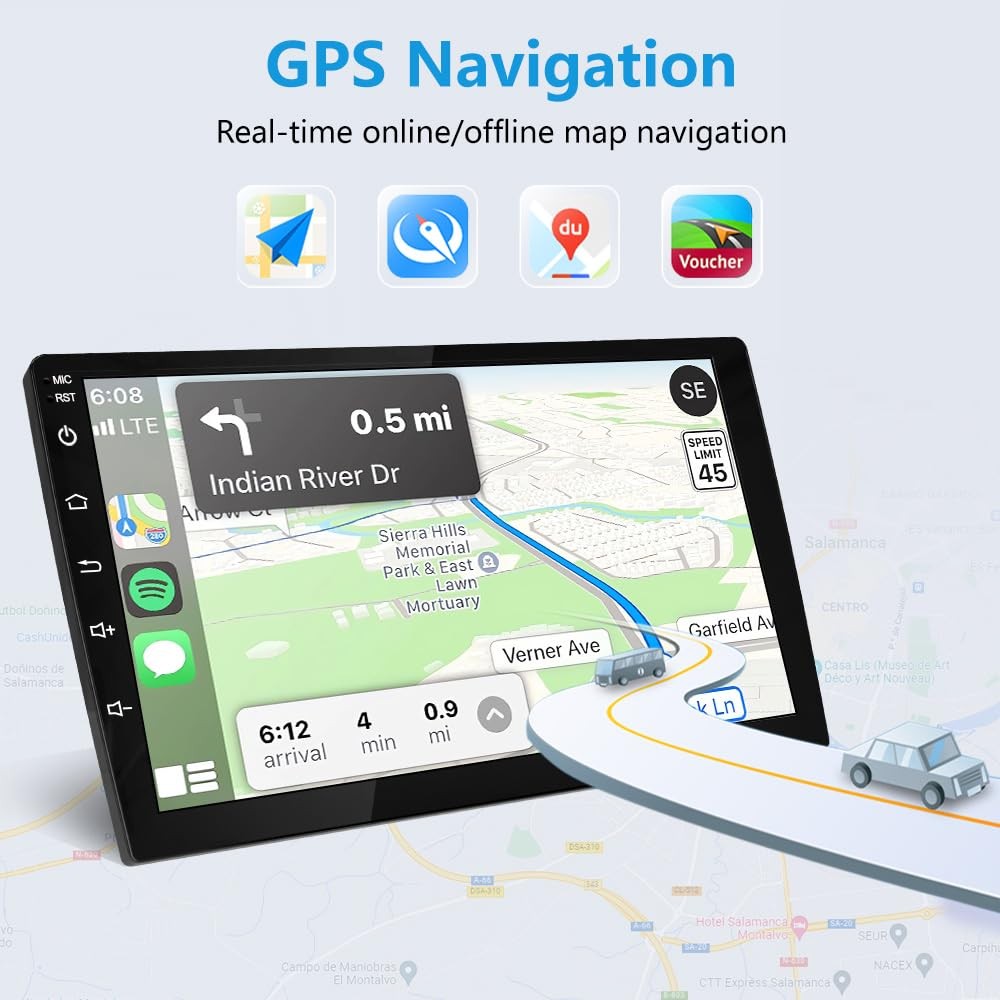 Junsun 5G WIFI Car Stereo for Chevy Aveo Sonic 2011-2015, Android 13, GPS