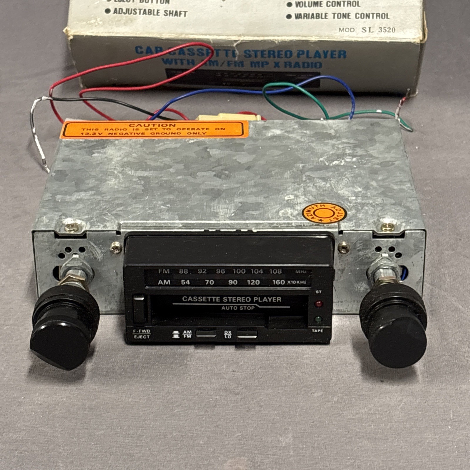 Condor Car Cassette Stereo Player AM/FM MPX Radio 2X25 Watt SL3520