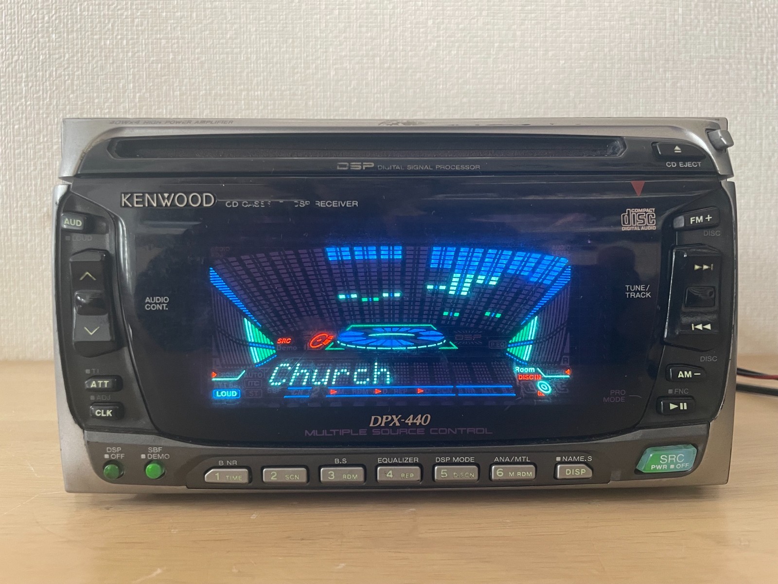 Kenwood DPX-440 2DIN Car Audio CD Cassette Player Tested Working Very Good