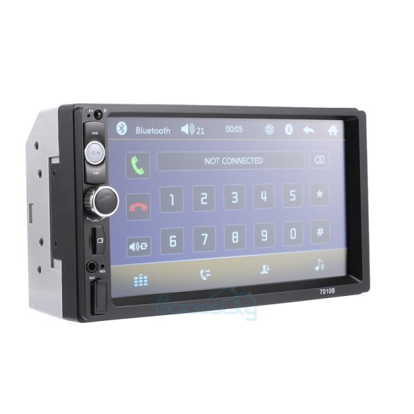 7″ Radio Estereo De Pantalla Para Coche Carro GPS Tactil Doble Din Bluetooth NEW