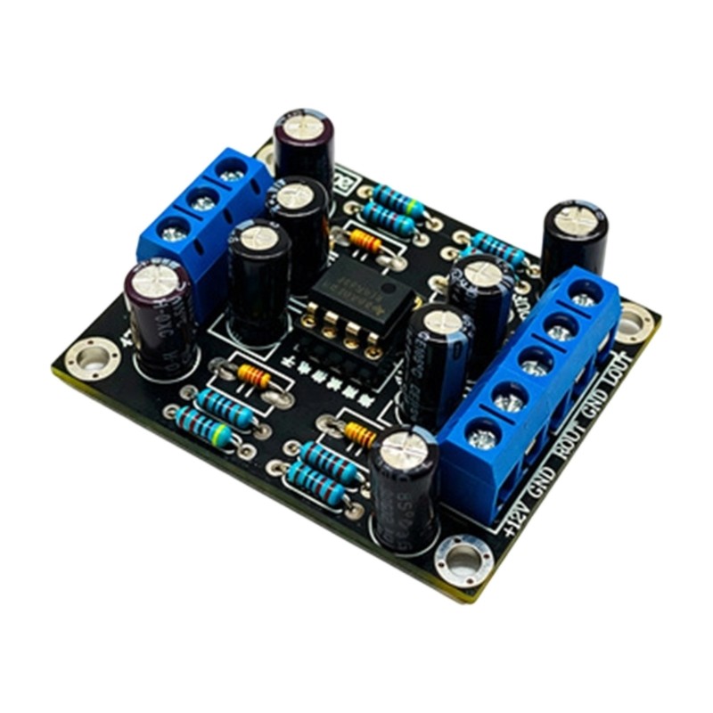DIY Stereo Preamp Board for Sound Wiring, Signal Tests and Projects