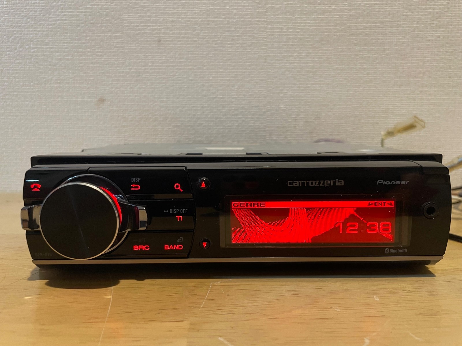 Carrozzeria Pioneer DEH-970 1DIN CD/Bluetooth/USB/AUX Car Audio Tested Working