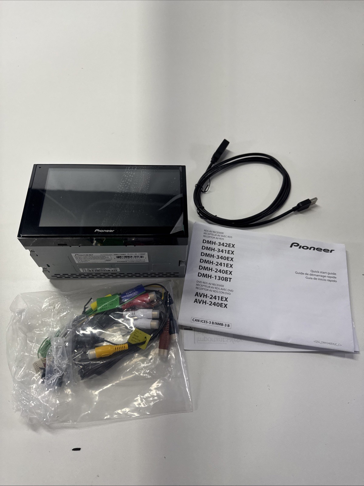 Pioneer DMH-130BT 6.8 inch Digital Media Receiver Bluetooth Car Stereo