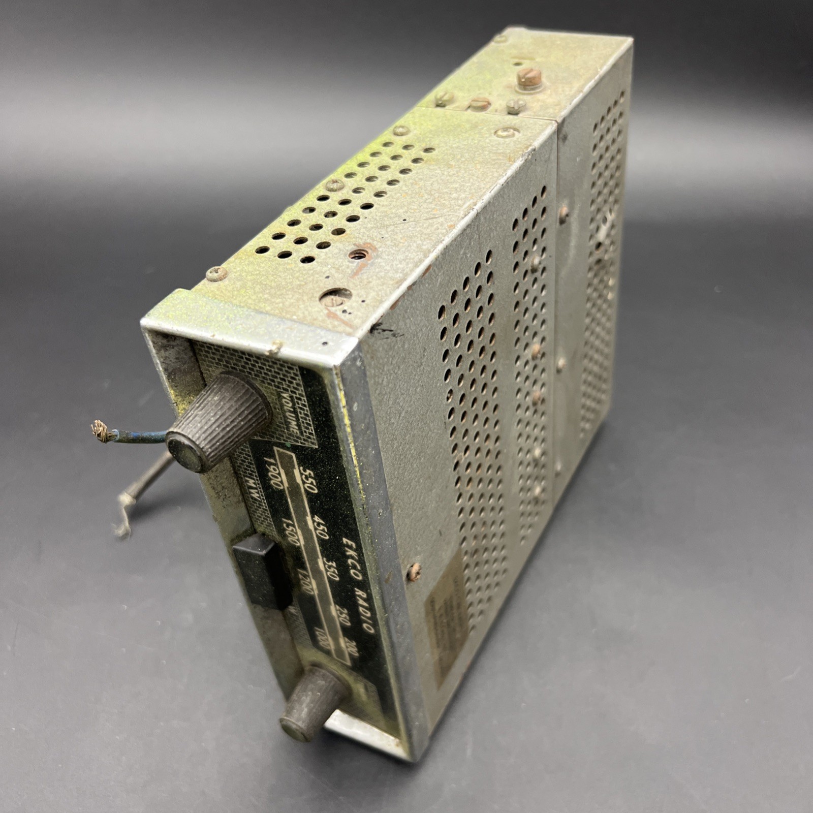 Vintage 1950s Ekco Car Radio CR280 – For Parts – Untested