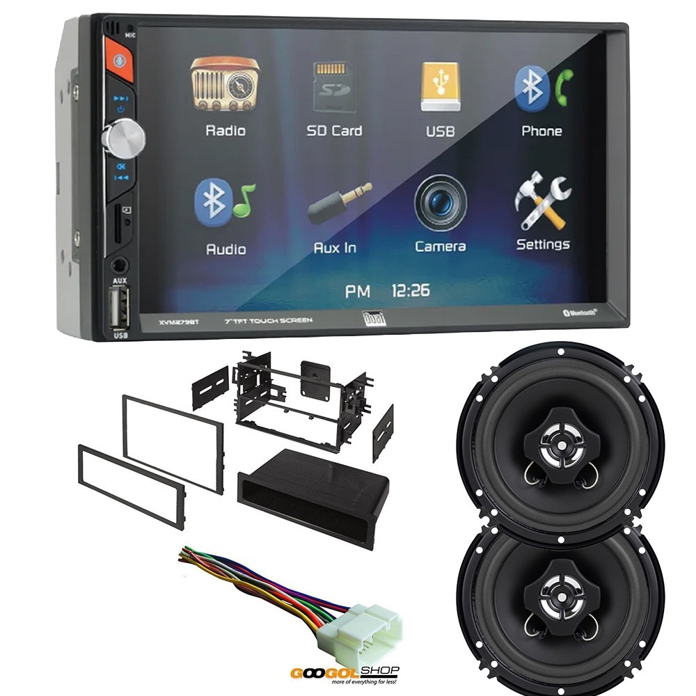 XVM279SPK2 7″ Bluetooth AM/FM Radio Car Stereo for 1998-2002 Honda Accord