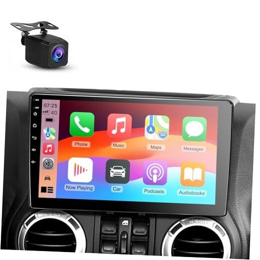 Car Stereo Radio for Jeep Wrangler JK, Compass, Grand 2GB RAM+64GB ROM