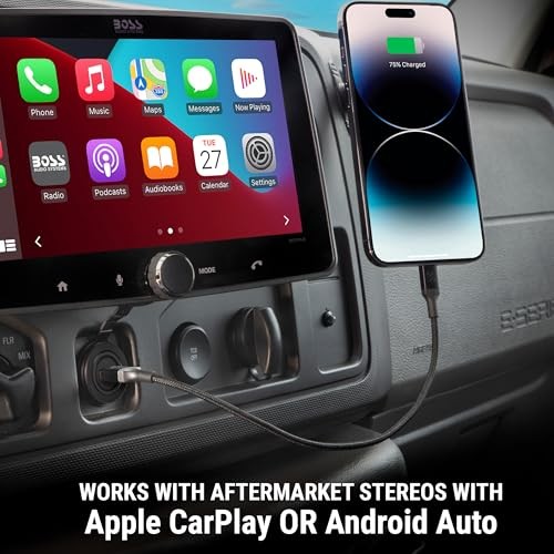 CPDACCKO Dash Mount Extension with 3 ft Single Port USB-C Passthrough Only