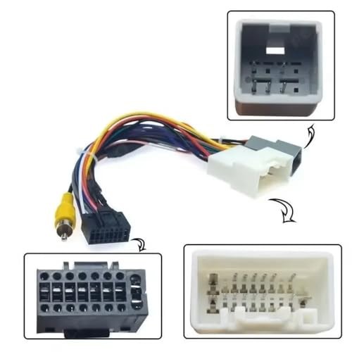 Car Stereo Radio 16PIN Adaptor Power Cable for Mitsubishi Outlander 1X