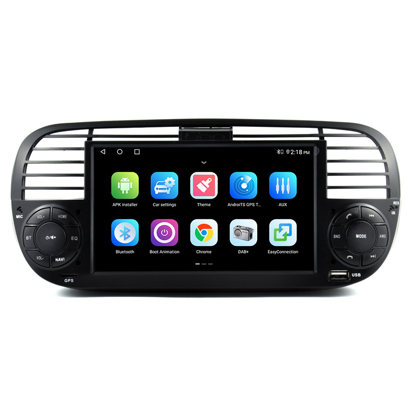 For Fiat 500 2010-2015 Car Stereo Radio 7″ Android 12 Carplay WiFi GPS 6GB+128GB