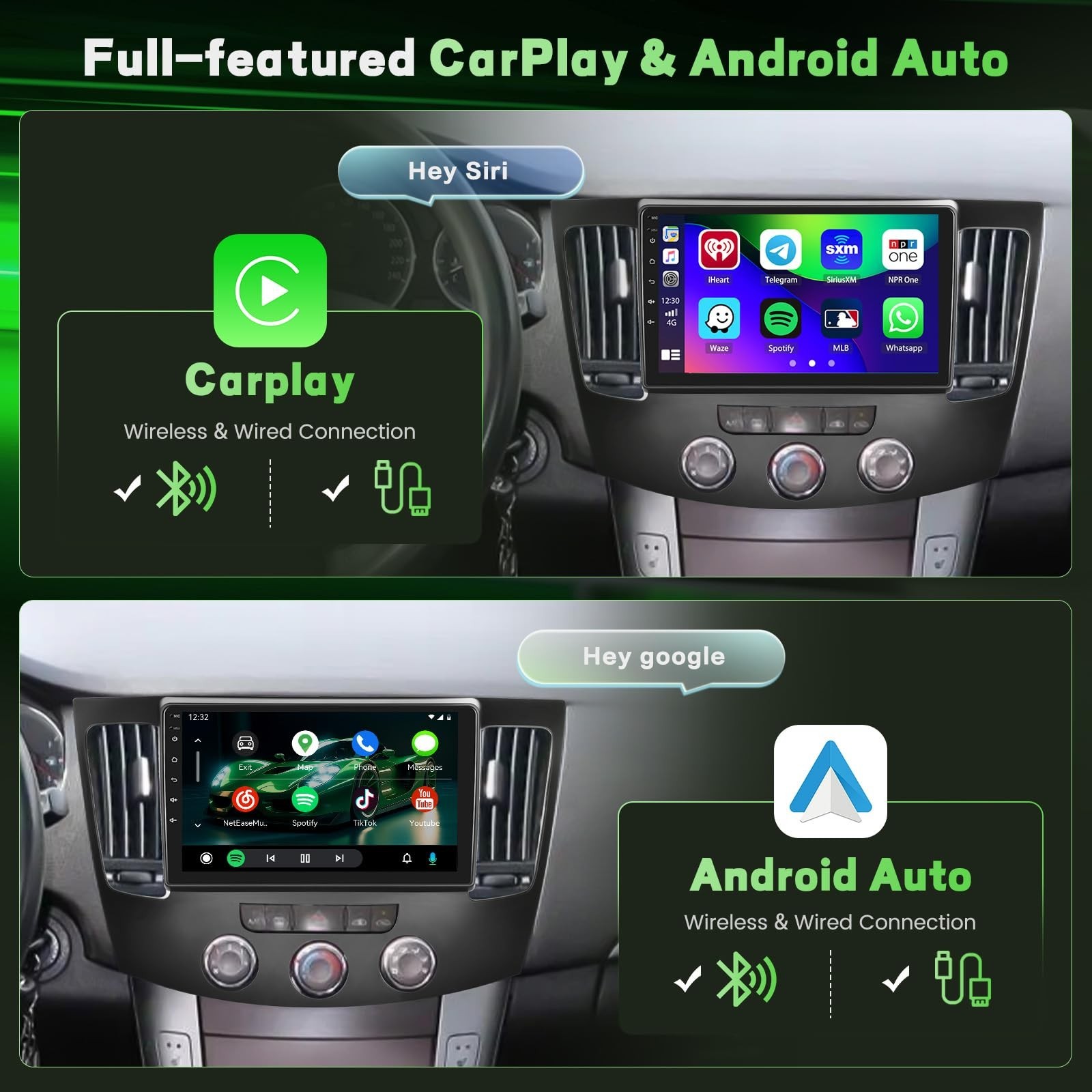 2+64GB Android 15 Car Radio for Hyundai Sonata 2009-2010 Wireless Carplay And…