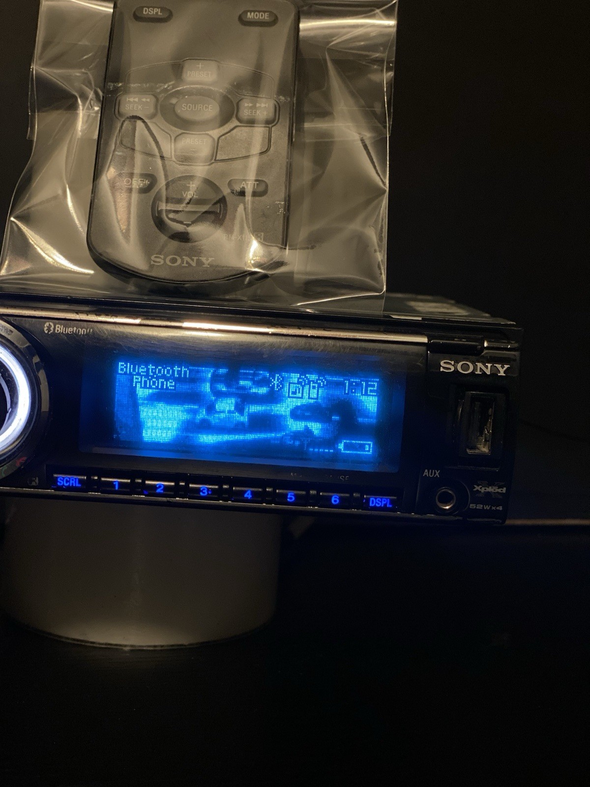 🔥✅SUPER RARE BLUETOOTH SONY CDX WORKING PERFECTLY ✅🔥