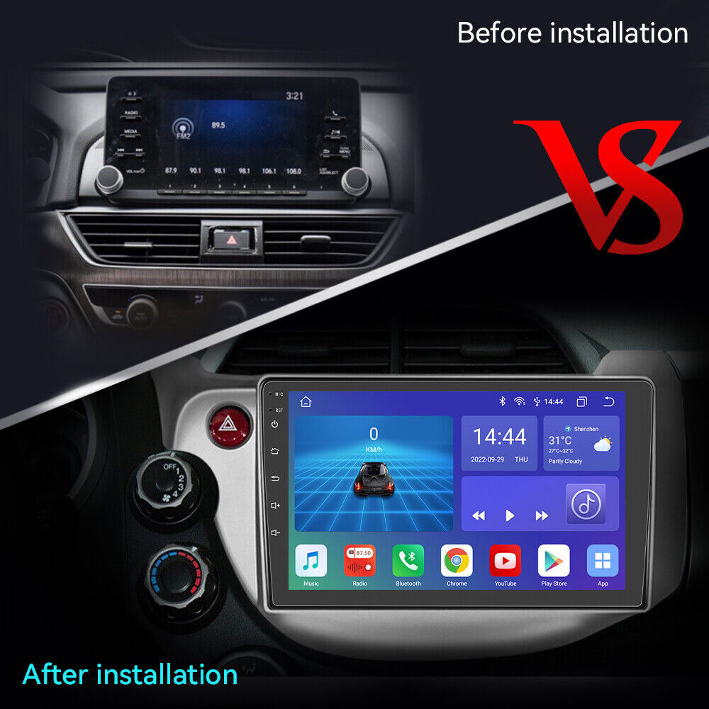 10.1″ Android 13 Car Stereo Radio GPS RDS For Honda Fit Jazz 2008-2013 Car Play