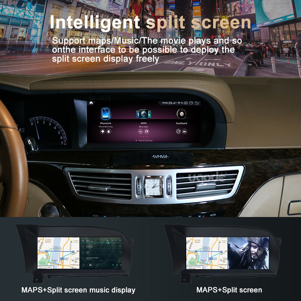 Ugode 10.25inch Android Screen UPGRADE GPS Mercedes Benz S W221 2010-2013 NTG3.5