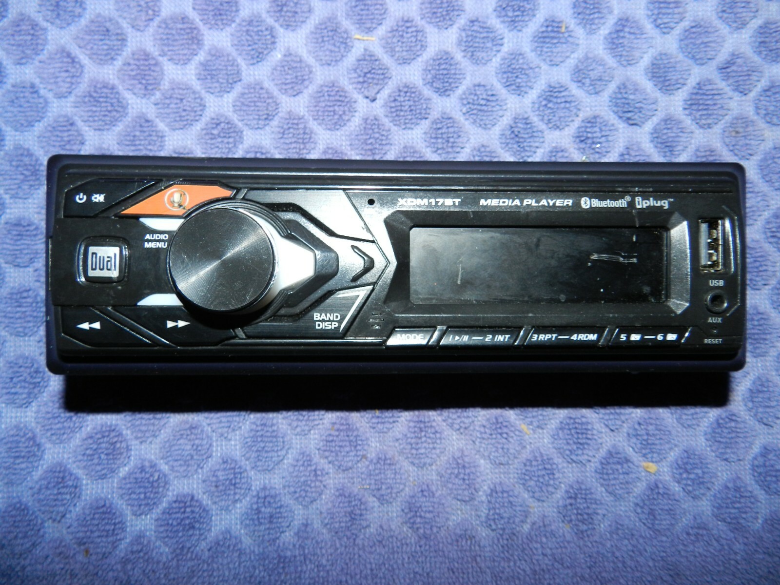Dual Electronics XDM17BT Single DIN Car Stereo W/ WIRING HARNESS