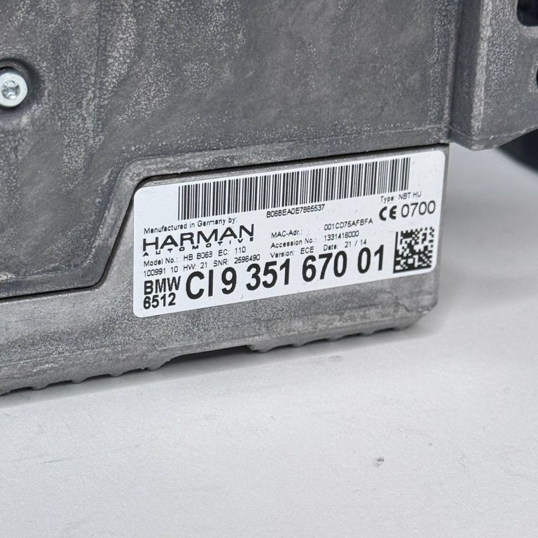 BMW 5 F10 F11 2015 Radio / CD Player / DVD Player / Navigation 9351670 HBE433