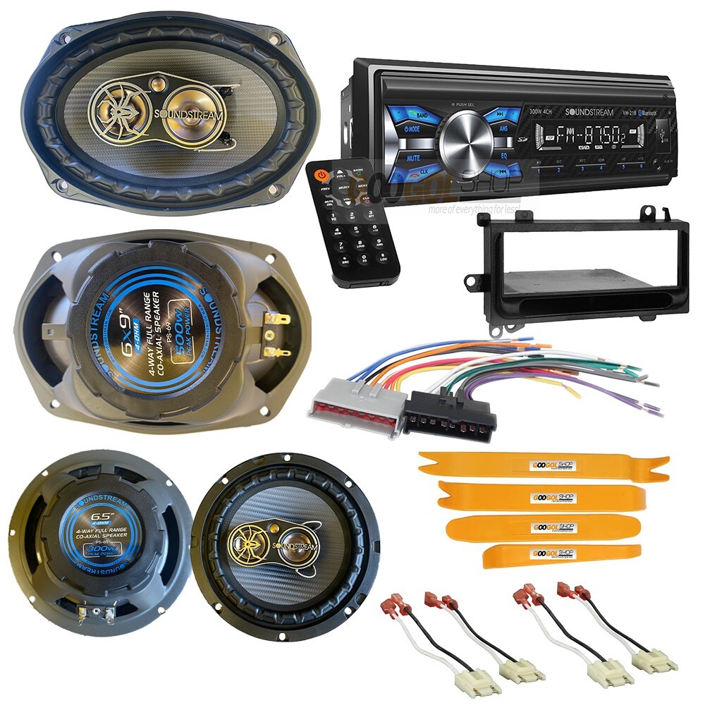 Soundstream Package 1-DIN Stereo & Speakers for 1994-2001 Dodge RAM 1500/2500