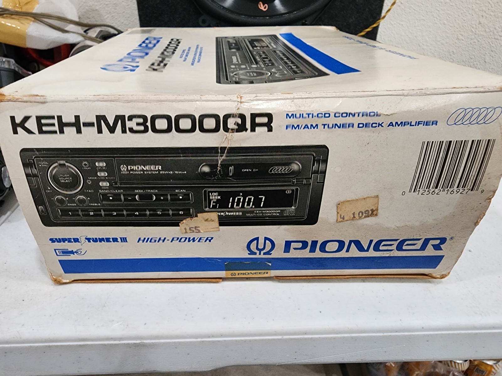 Old School Pioneer KEH-3000QR pull-out Car Stereo Cassette Tape keh3000qr USA
