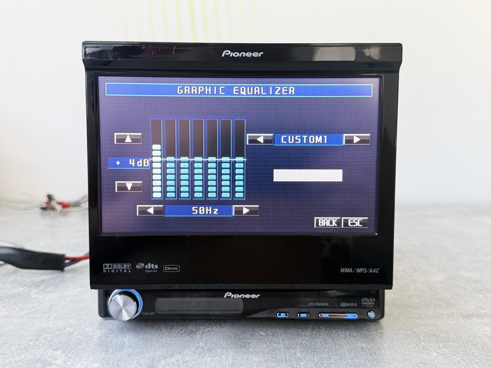 Pioneer AVIC-P5900DVD GPS Navigation DVD Head Unit Car Stereo Multimedia Receive